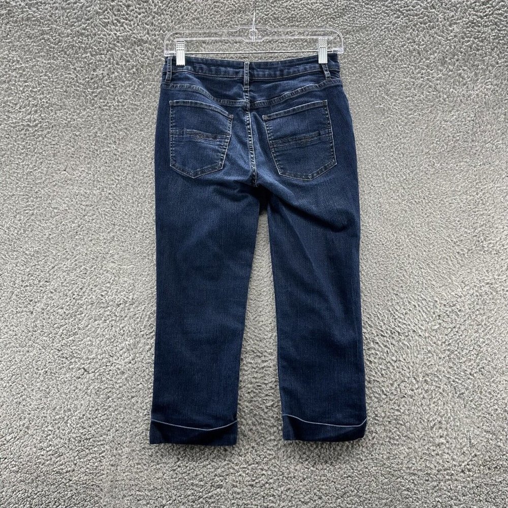 Soho Jeans Women's 2 Blue Denim Curvy Crop Jeans Size 2 - Picture 12 of 15